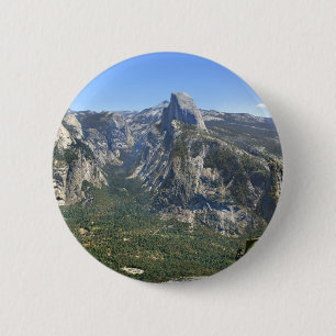 Badge Rond 5 Cm Yosemite Valley Panorama - Yosemite