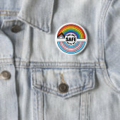 Badge Rond 5 Cm You Are Safe With Me LGBTQIA Ally (En situation)