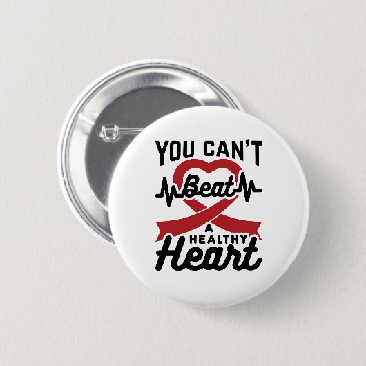 Badge Rond 5 Cm You Can't Beat (Devant & derrière)