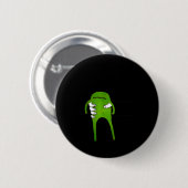 Badge Rond 5 Cm You Must Accept The Frog Funny Meme  (Devant & derrière)