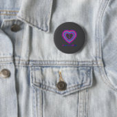 Badge Rond 5 Cm You Semicolon Heart Suicide Prevention Awareness  (En situation)
