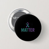 Badge Rond 5 Cm You Suicide Prevention Awareness Ribbon (Devant & derrière)