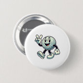 Badge Rond 5 Cm Youth Golf Player Boys Golf Funny  (Devant & derrière)