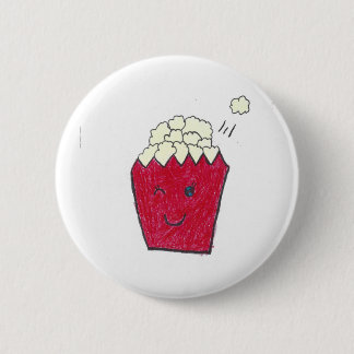 Badge Rond 5 Cm yum yum popcorn