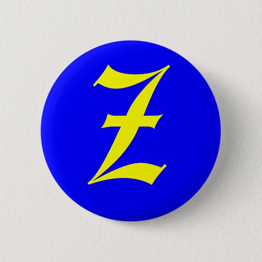 BADGE ROND 5 CM Z - ANCIEN ANGLAIS (Devant)