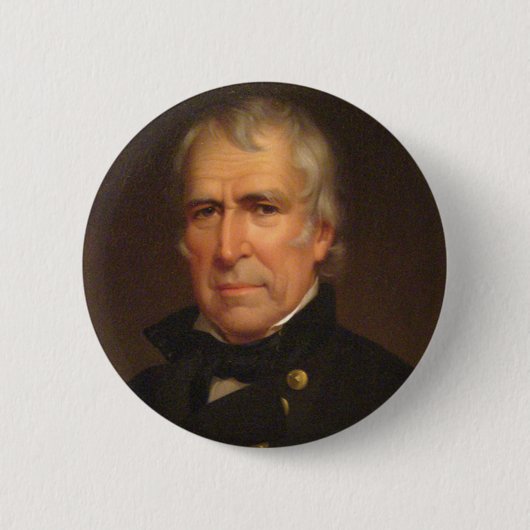 Badge Rond 5 Cm Zachary Taylor (Devant)