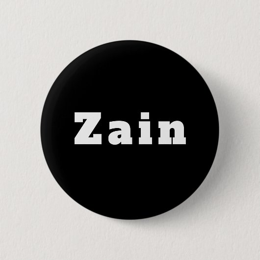 Badge Rond 5 Cm Zain (Devant)