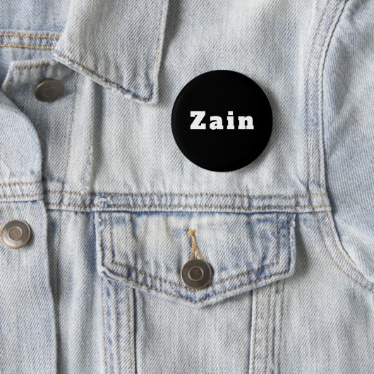 Badge Rond 5 Cm Zain (En situation)