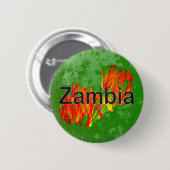 Badge Rond 5 Cm Zambie (Devant & derrière)