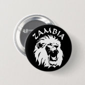 Badge Rond 5 Cm Zambie Lion (Devant & derrière)