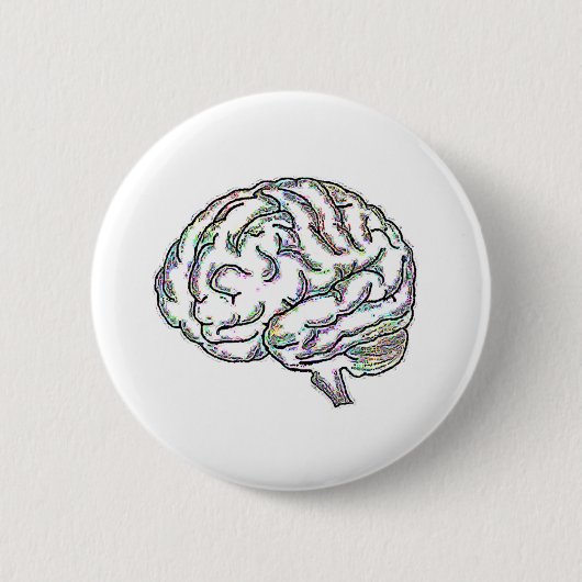 Badge Rond 5 Cm Zany Brainy (Devant)