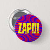 BADGE ROND 5 CM ZAP ! ! (Devant & derrière)
