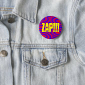 BADGE ROND 5 CM ZAP ! ! (En situation)