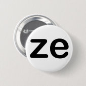 Badge Rond 5 Cm Ze (Devant & derrière)
