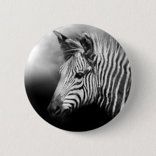 Badge Rond 5 Cm Zebra Foal