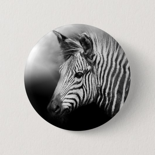 Badge Rond 5 Cm Zebra Foal (Devant)