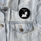 Badge Rond 5 Cm Zebra thème Homeschool Maman (En situation)