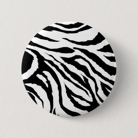 Badge Rond 5 Cm zèbre (Devant)