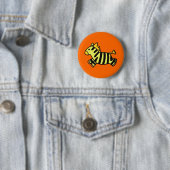 Badge Rond 5 Cm Zèbre mignon (En situation)