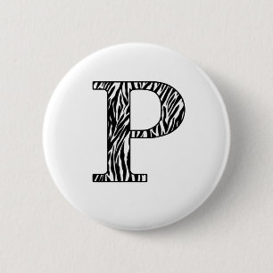 Badge Rond 5 Cm Zèbre P de Zilly