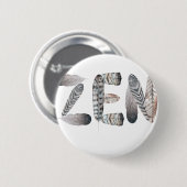 Badge Rond 5 Cm Zen (Devant & derrière)