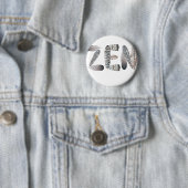 Badge Rond 5 Cm Zen (En situation)