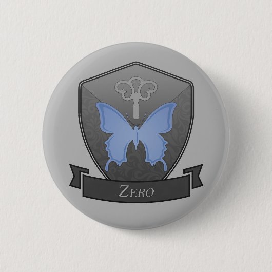 Badge Rond 5 Cm Zéro - Épingle de l'école Mt. Calibeen (Devant)