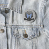 Badge Rond 5 Cm Zéro - Épingle de l'école Mt. Calibeen (En situation)