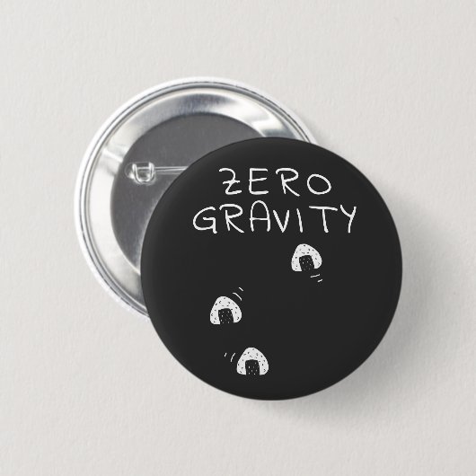Badge Rond 5 Cm Zero Gravity (Devant & derrière)