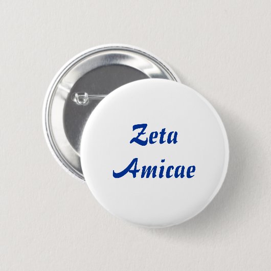 Badge Rond 5 Cm Zeta Amicae (Devant & derrière)