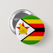 Badge Rond 5 Cm Zimbabwe (Devant & derrière)