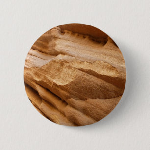 Badge Rond 5 Cm Zion Canyon Wall II Red Rock Photographie Abstrait