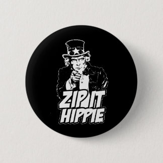 Badge Rond 5 Cm Zip It Hippie