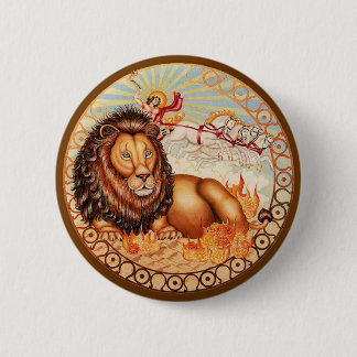 Badge Rond 5 Cm Zodiac Leo - Customisez-le !