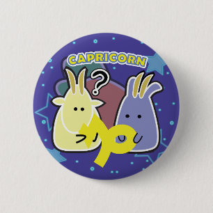 BADGE ROND 5 CM ZODIAQUE - CAPRICORNE
