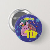 BADGE ROND 5 CM ZODIAQUE - VIERGE (Devant & derrière)