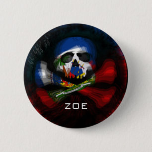 BADGE ROND 5 CM ZOE