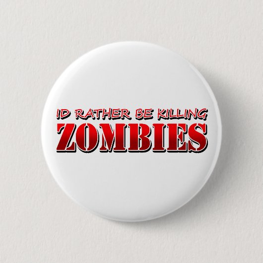 Badge Rond 5 Cm Zombi (Devant)