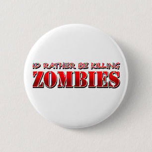 Badge Rond 5 Cm Zombi