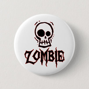 Badge Rond 5 Cm Zombi