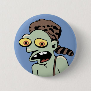 Badge Rond 5 Cm Zombi de montagnard