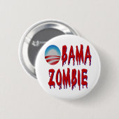 Badge Rond 5 Cm Zombi d'Obama (Devant & derrière)