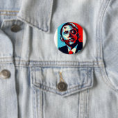 Badge Rond 5 Cm zombi d'obama (En situation)