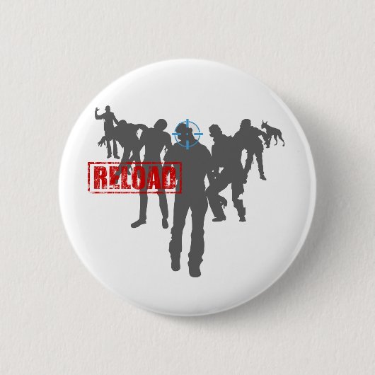 Badge Rond 5 Cm Zombis (Devant)