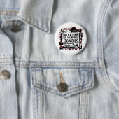 Badge Rond 5 Cm Zombis de chasse (En situation)