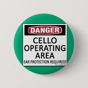 Badge Rond 5 Cm Zone d'exploitation Cello