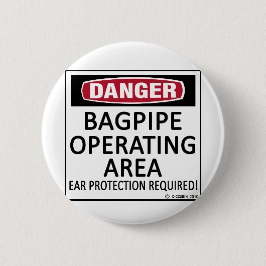 Badge Rond 5 Cm Zone d'exploitation de Bagnage (Devant)