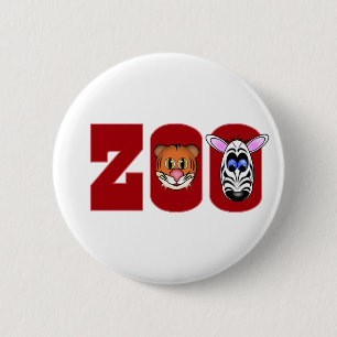 BADGE ROND 5 CM ZOO