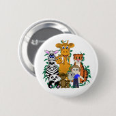 Badge Rond 5 Cm ZOO Boy (Devant & derrière)