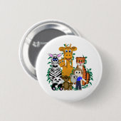 Badge Rond 5 Cm ZOO Boy (Devant & derrière)